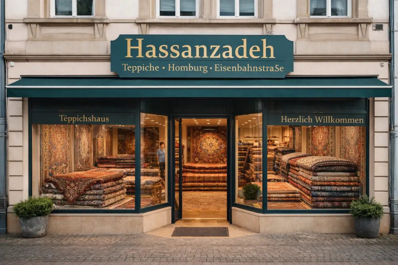 Außenansicht des Geschäfts Hassanzadeh in Homburg