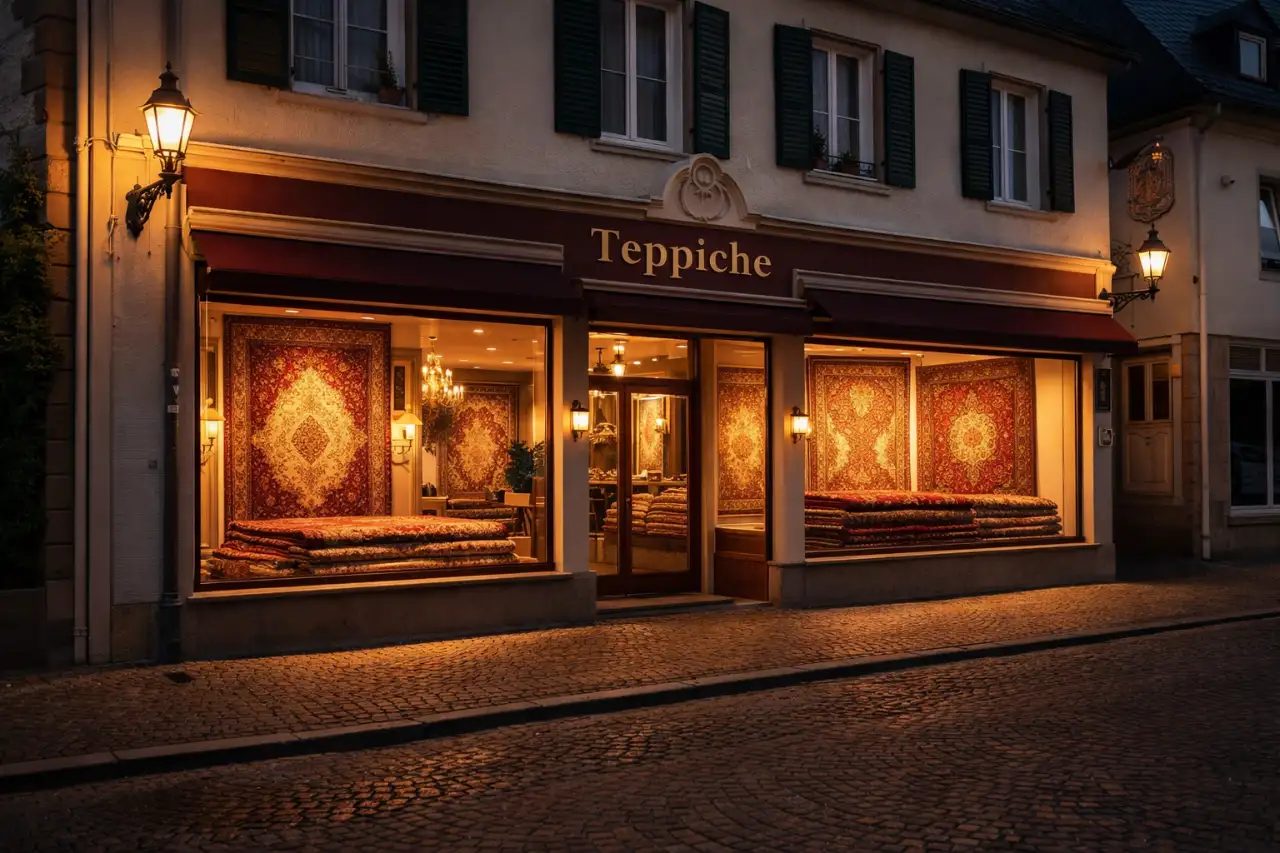 Außenansicht Hassanzadeh Teppiche Homburg