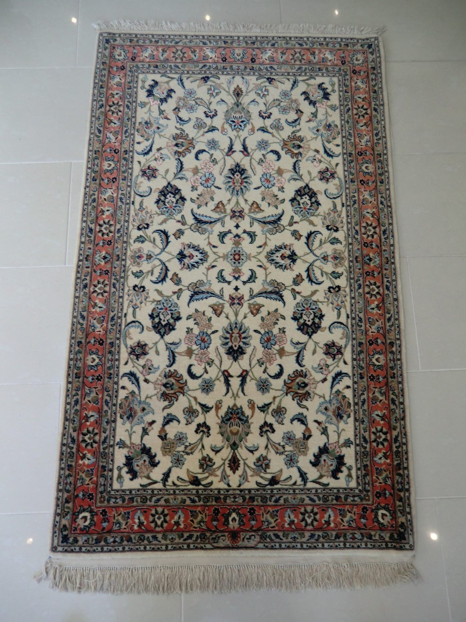 Persicher Kashan auf Seide